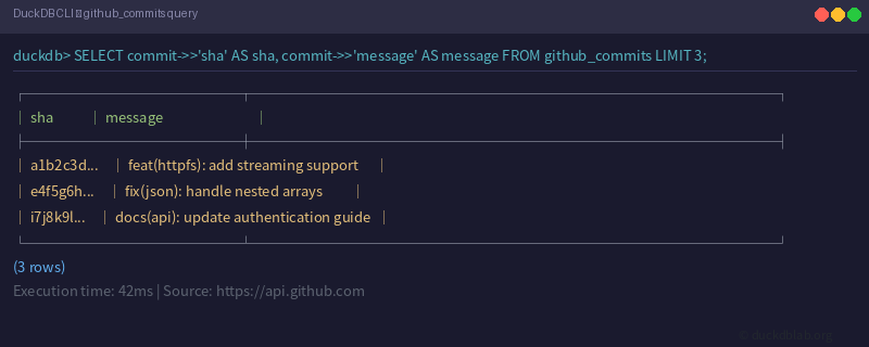 Terminal Output