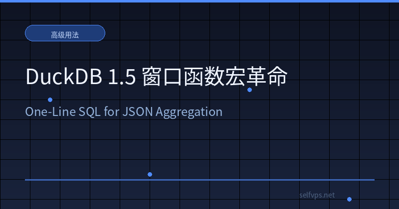DuckDB 1.5 Window Function Macros: One-Line SQL for JSON Aggregation